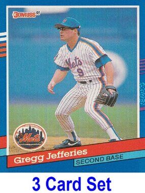 Gregg Jefferies Baseball Card Collection